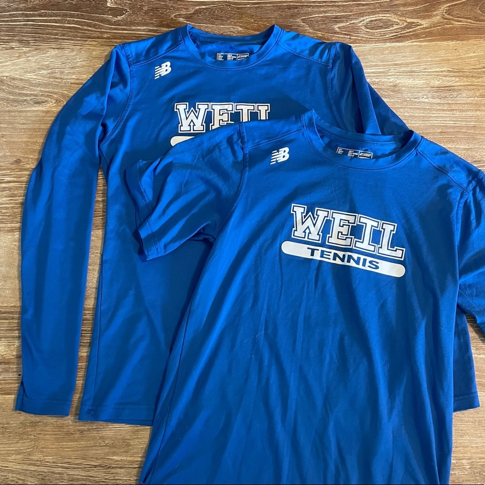 2 Weil tennis academy dry fit shirts.